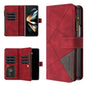 Rhombus Texture Zipper Wallet Leather Phone Case, For Galaxy Z Fold8 5G, For Galaxy Z Fold8 Ultra 5G, For Samsung Galaxy Z Fold7, For Samsung Galaxy Z Fold6, For Samsung Galaxy Z Fold5, For Samsung Galaxy Z Fold4, For Samsung Galaxy Z Fold3