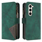 Rhombus Texture Zipper Wallet Leather Phone Case, For Galaxy Z Fold8 5G, For Galaxy Z Fold8 Ultra 5G, For Samsung Galaxy Z Fold7, For Samsung Galaxy Z Fold6, For Samsung Galaxy Z Fold5, For Samsung Galaxy Z Fold4, For Samsung Galaxy Z Fold3
