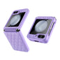 Diamond Lattice Hinge Phone Case, For Samsung Galaxy Z Flip7 FE / Flip6, For Samsung Galaxy Z Flip7 5G, For Samsung Galaxy Z Flip5