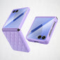 Diamond Lattice Hinge Phone Case, For Samsung Galaxy Z Flip7 FE / Flip6, For Samsung Galaxy Z Flip7 5G, For Samsung Galaxy Z Flip5