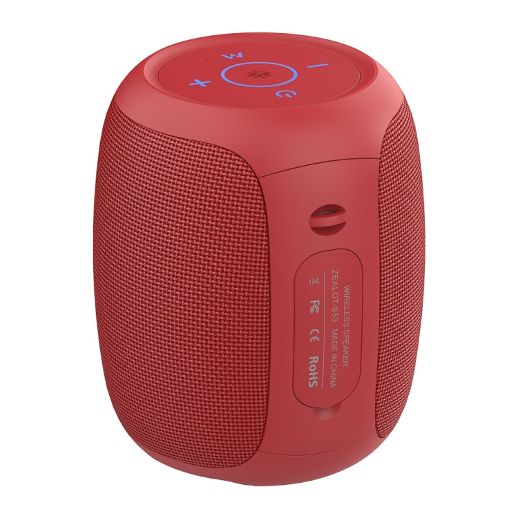 Zealot S53 IPX6 Waterproof Portable Colorful Wireless Bluetooth Speaker