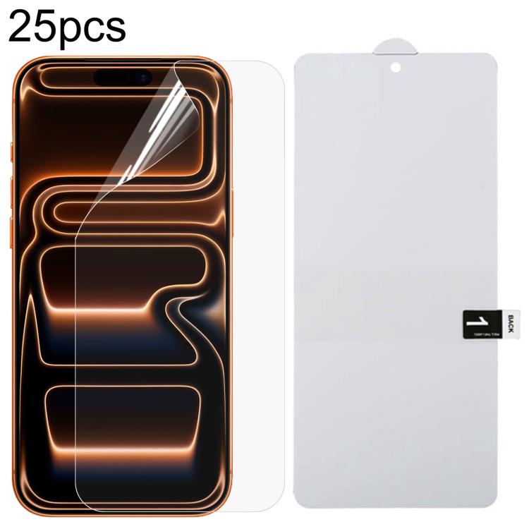 25pcs Full Screen Protector Explosion-proof Hydrogel Film