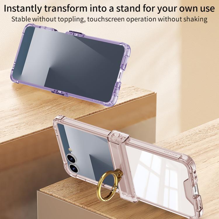 Gkk Airbag Hinge Silicone Phone Case with Ring Holder