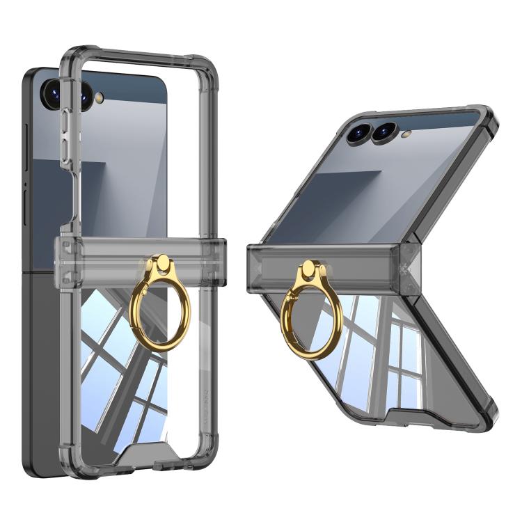 Gkk Airbag Hinge Silicone Phone Case with Ring Holder