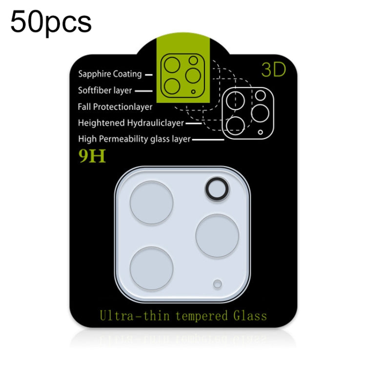 50pcs Tempered Glass Back Camera Film