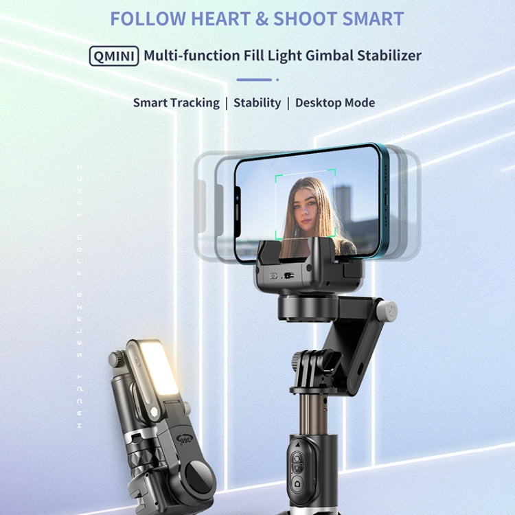 Q18 Desktop Intelligent Tracking Gimbal Stabilizer Multi-function Fill Light Selfie Stick