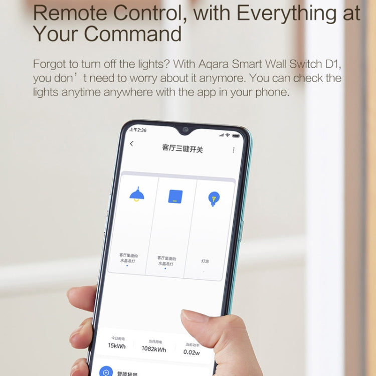 Original Xiaomi Aqara Smart Wall Switch D1,