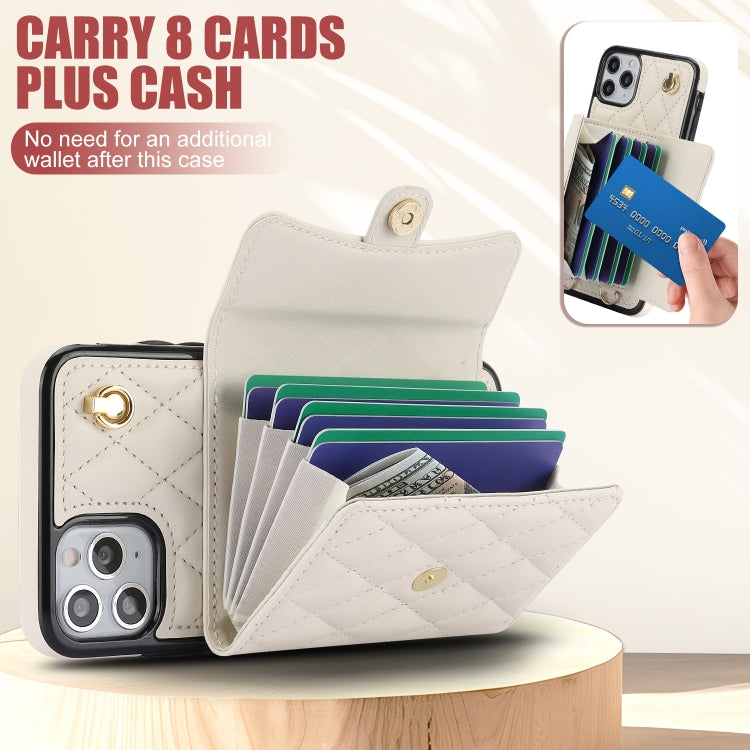 Crossbody Rhombic Horizontal Wallet Leather Phone Case