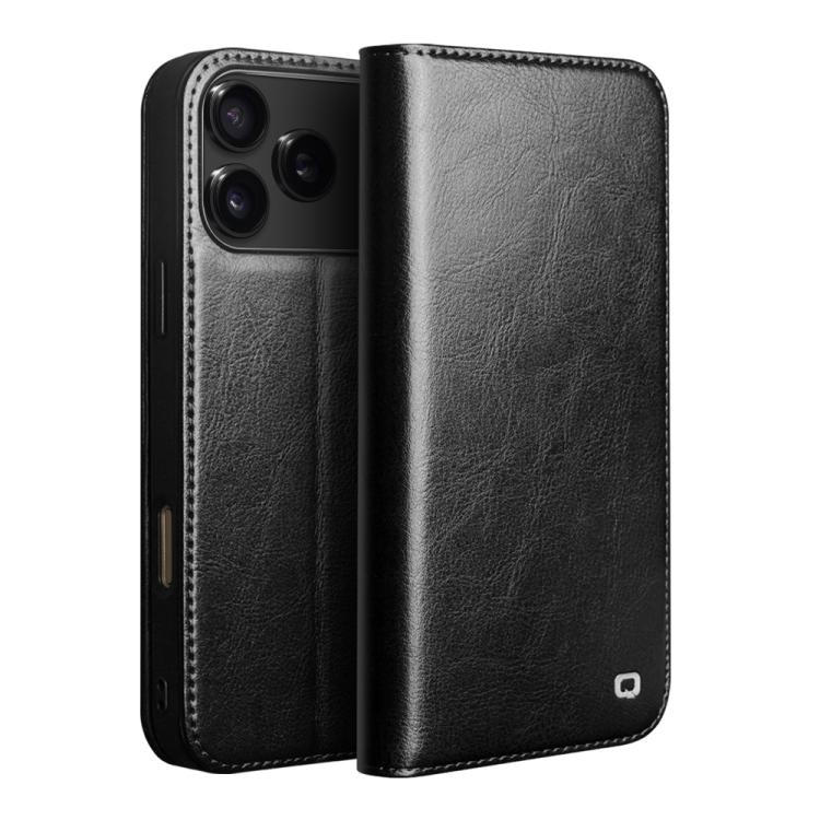 QIALINO Classic Genuine Leather Phone Case