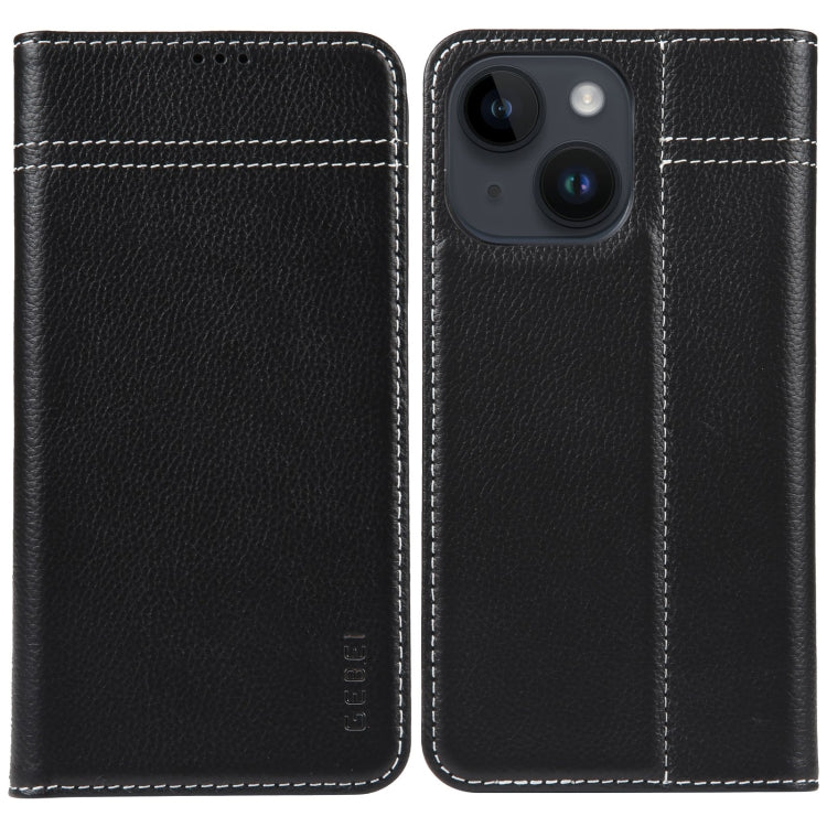 GEBEI Top-grain Horizontal Flip Leather Phone Case
