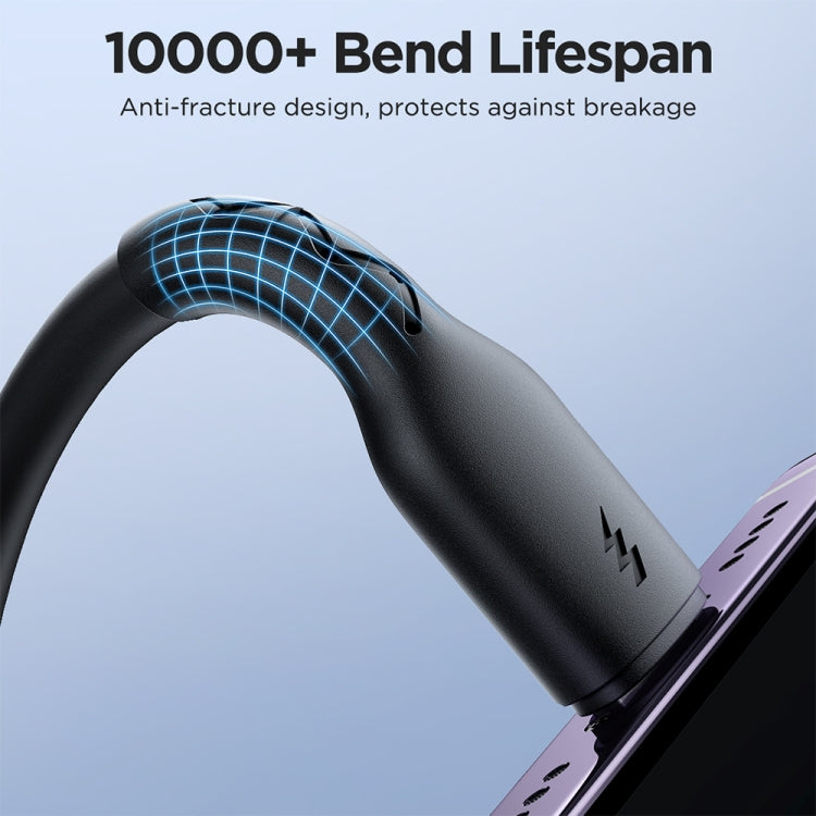 JOYROOM SA38-CL3 30W USB-C / Type-C to 8 Pin Coiled Fast Charging Data Cable