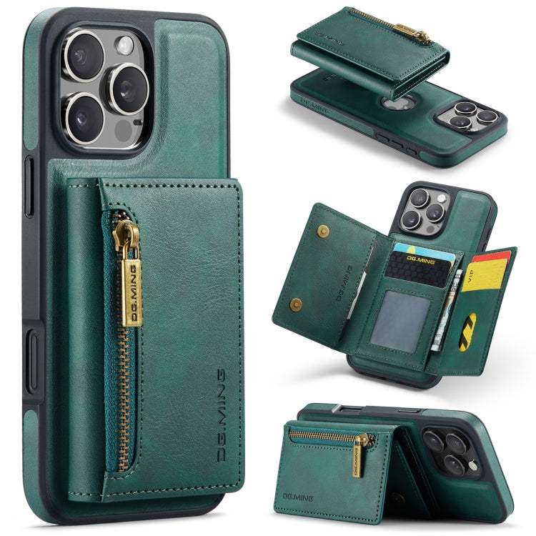 DG.MING M5 Series Zip RFID Multi Card Detachable Leather Phone Case