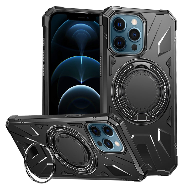 MagSafe Magnetic Shockproof Phone Case with Ring Holder