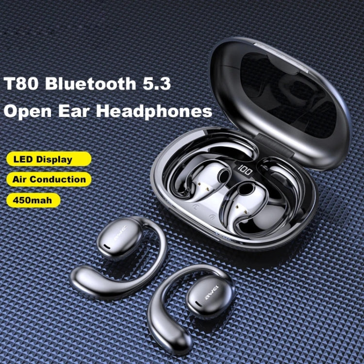 awei T80 Air Conduction Sport TWS Bluetooth Earbuds