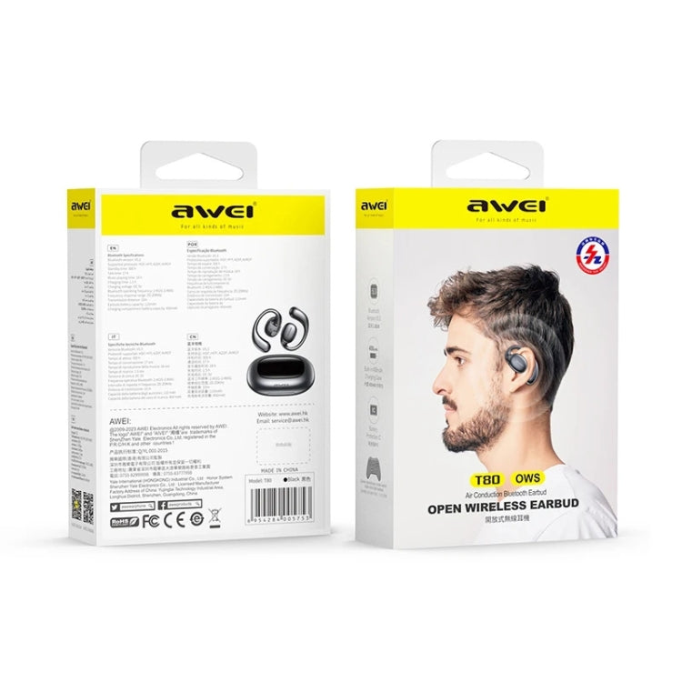 awei T80 Air Conduction Sport TWS Bluetooth Earbuds