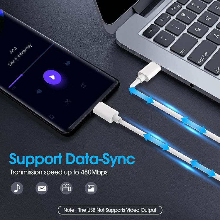 Fast Charging Data Cable, Length: 1m