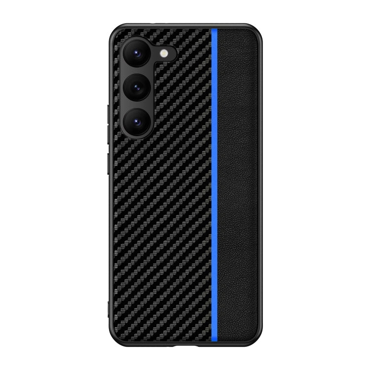 Ultra-thin Carbon Fiber Texture Splicing Phone Case, For Samsung Galaxy S26+ 5G, For Samsung Galaxy S26 Ultra 5G, For Samsung Galaxy S26 5G, For Samsung Galaxy S25 FE 5G, For Samsung Galaxy S25 5G, For Samsung Galaxy S25+ 5G                            ...