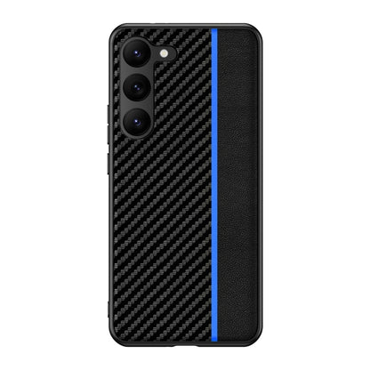 Ultra-thin Carbon Fiber Texture Splicing Phone Case, For Samsung Galaxy S26+ 5G, For Samsung Galaxy S26 Ultra 5G, For Samsung Galaxy S26 5G, For Samsung Galaxy S25 FE 5G, For Samsung Galaxy S25 5G, For Samsung Galaxy S25+ 5G                            ...