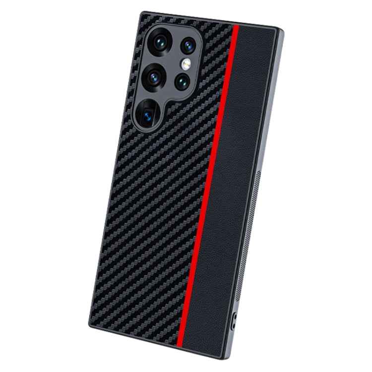 Ultra-thin Carbon Fiber Texture Splicing Phone Case, For Samsung Galaxy S26+ 5G, For Samsung Galaxy S26 Ultra 5G, For Samsung Galaxy S26 5G, For Samsung Galaxy S25 FE 5G, For Samsung Galaxy S25 5G, For Samsung Galaxy S25+ 5G                            ...