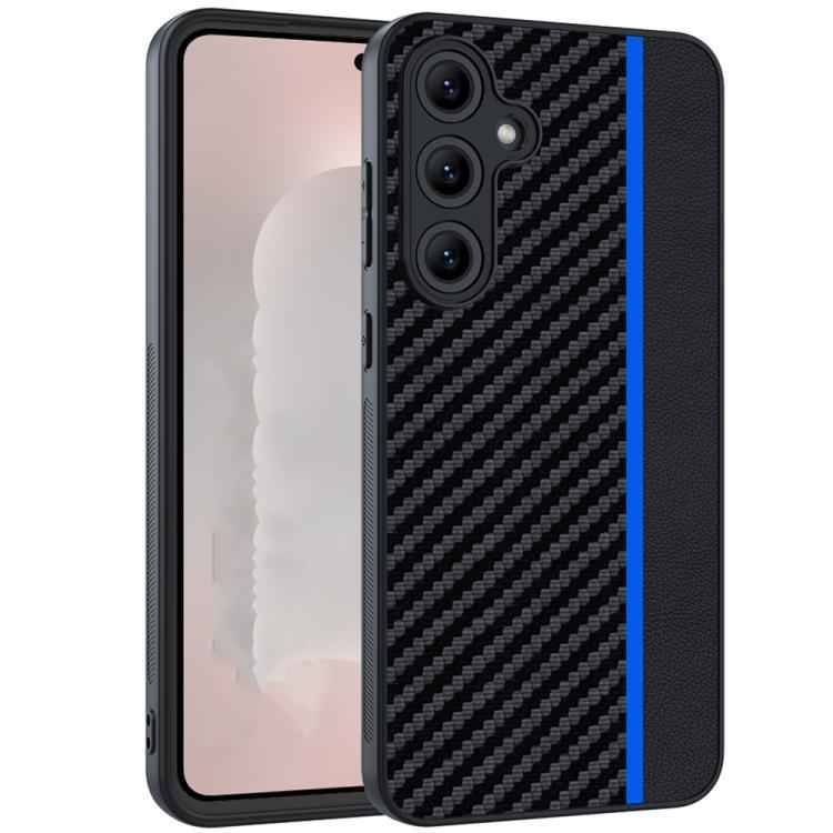Ultra-thin Carbon Fiber Texture Splicing Phone Case, For Samsung Galaxy S26+ 5G, For Samsung Galaxy S26 Ultra 5G, For Samsung Galaxy S26 5G, For Samsung Galaxy S25 FE 5G, For Samsung Galaxy S25 5G, For Samsung Galaxy S25+ 5G                            ...