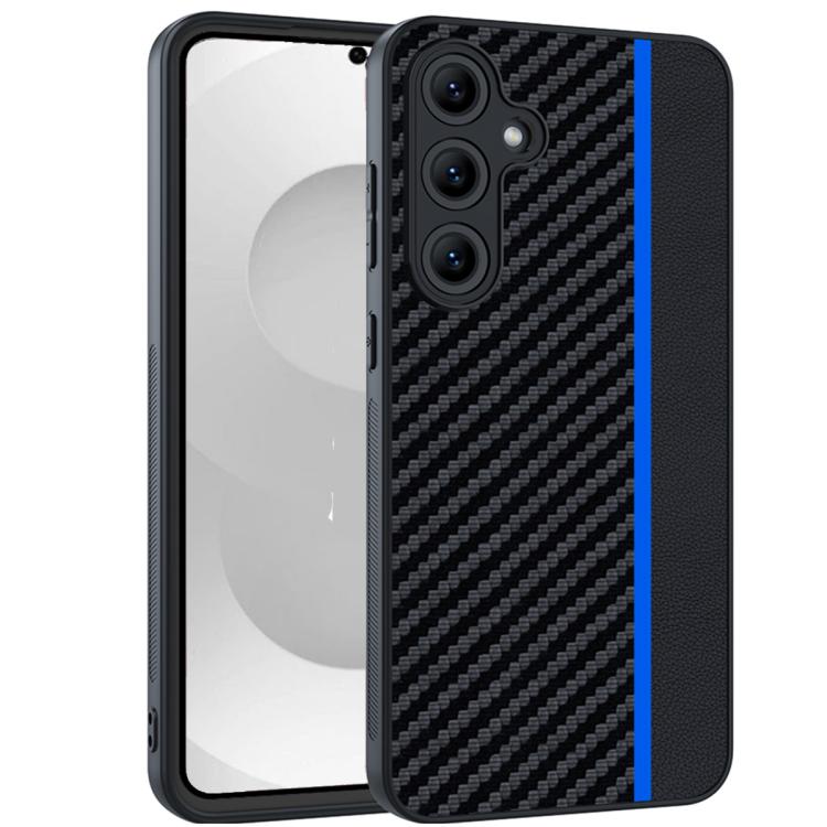 Ultra-thin Carbon Fiber Texture Splicing Phone Case, For Samsung Galaxy S26+ 5G, For Samsung Galaxy S26 Ultra 5G, For Samsung Galaxy S26 5G, For Samsung Galaxy S25 FE 5G, For Samsung Galaxy S25 5G, For Samsung Galaxy S25+ 5G                            ...