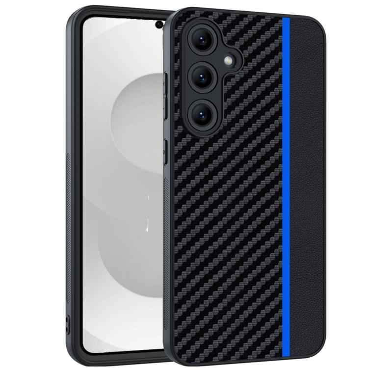 Ultra-thin Carbon Fiber Texture Splicing Phone Case, For Samsung Galaxy S26+ 5G, For Samsung Galaxy S26 Ultra 5G, For Samsung Galaxy S26 5G, For Samsung Galaxy S25 FE 5G, For Samsung Galaxy S25 5G, For Samsung Galaxy S25+ 5G                            ...