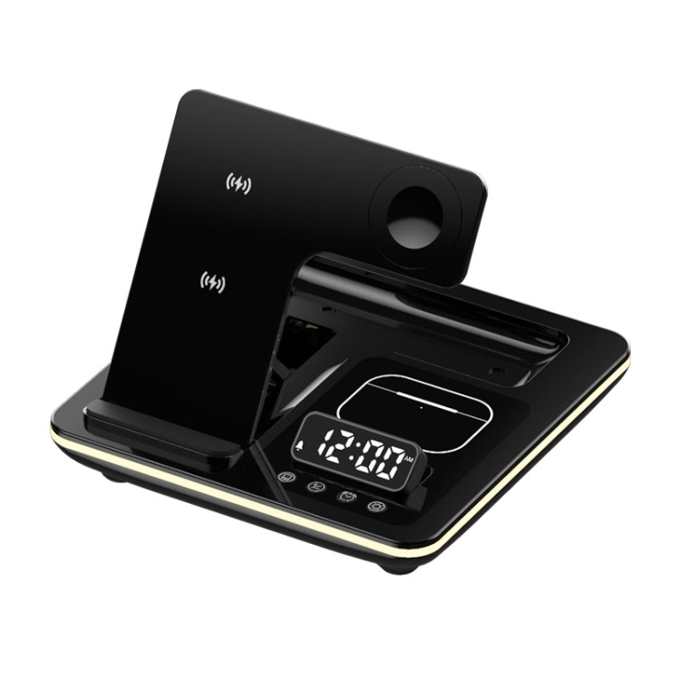 A93 15W 5 in 1 Multifunctional Foldable Wireless Charger Desktop Phone Stand