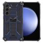 Armor Shockproof TPU + PC Magnetic Phone Case with Holder, For Samsung Galaxy S26+ 5G, For Samsung Galaxy S26 5G, For Samsung Galaxy S25 5G, For Samsung Galaxy S25+ 5G, For Samsung Galaxy S25 Ultra 5G, For Samsung Galaxy S24 Ultra 5G                   ...