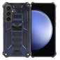 Armor Shockproof TPU + PC Magnetic Phone Case with Holder, For Samsung Galaxy S26+ 5G, For Samsung Galaxy S26 5G, For Samsung Galaxy S25 5G, For Samsung Galaxy S25+ 5G, For Samsung Galaxy S25 Ultra 5G, For Samsung Galaxy S24 Ultra 5G                   ...