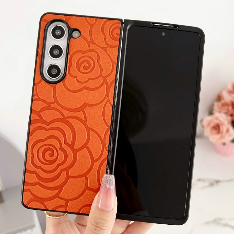 Impression Flower Pattern Protective Phone Case