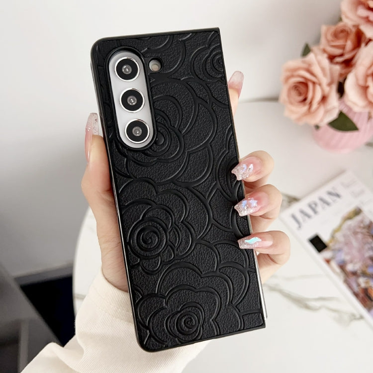 Impression Flower Pattern Protective Phone Case