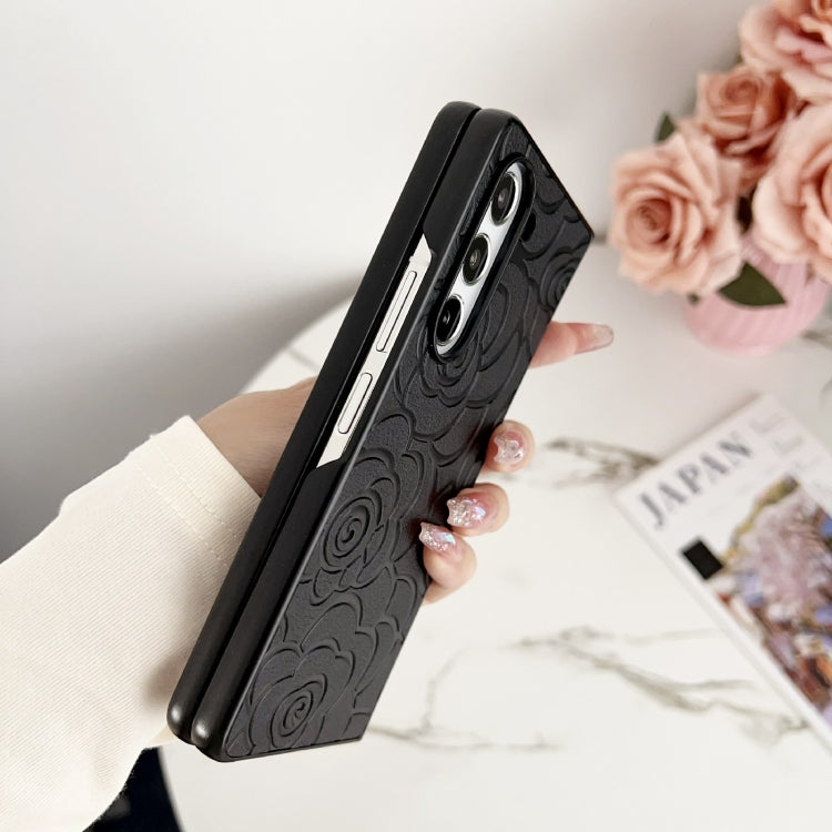 Impression Flower Pattern Protective Phone Case