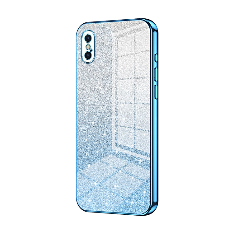 Gradient Glitter Powder Electroplated Phone Case