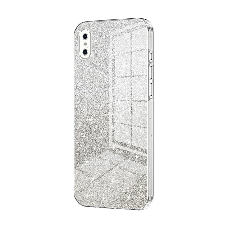 Gradient Glitter Powder Electroplated Phone Case