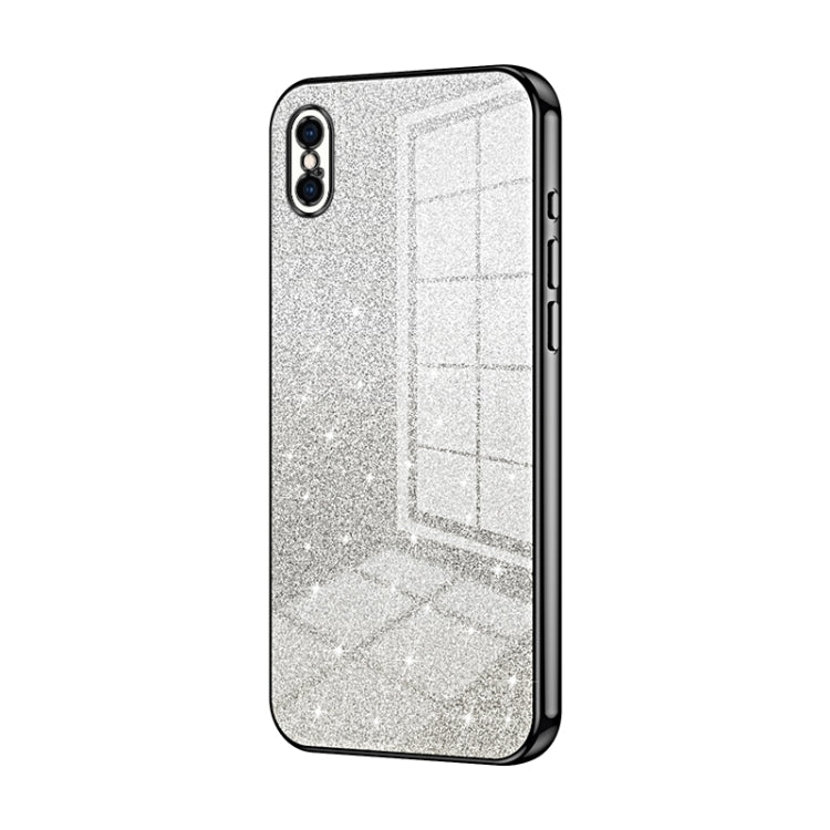Gradient Glitter Powder Electroplated Phone Case