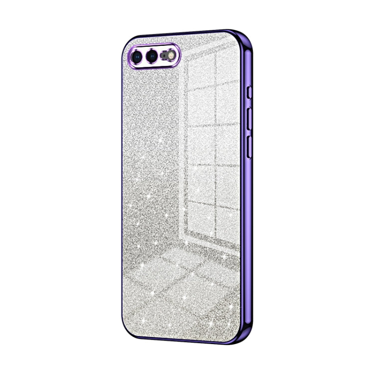 Gradient Glitter Powder Electroplated Phone Case