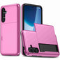 Shockproof Armor Phone Case with Card Slot, For Samsung Galaxy S24 Ultra 5G, For Samsung Galaxy S24+ 5G, For Samsung Galaxy S24 5G, For Samsung Galaxy S23 FE 5G