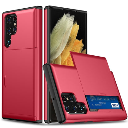 Shockproof Armor Phone Case with Card Slot, For Samsung Galaxy S24 Ultra 5G, For Samsung Galaxy S24+ 5G, For Samsung Galaxy S24 5G, For Samsung Galaxy S23 FE 5G