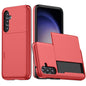 Shockproof Armor Phone Case with Card Slot, For Samsung Galaxy S24 Ultra 5G, For Samsung Galaxy S24+ 5G, For Samsung Galaxy S24 5G, For Samsung Galaxy S23 FE 5G