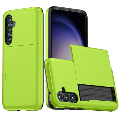 Shockproof Armor Phone Case with Card Slot, For Samsung Galaxy S24 Ultra 5G, For Samsung Galaxy S24+ 5G, For Samsung Galaxy S24 5G, For Samsung Galaxy S23 FE 5G
