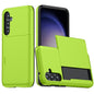 Shockproof Armor Phone Case with Card Slot, For Samsung Galaxy S24 Ultra 5G, For Samsung Galaxy S24+ 5G, For Samsung Galaxy S24 5G, For Samsung Galaxy S23 FE 5G