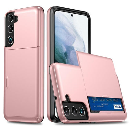 Shockproof Armor Phone Case with Card Slot, For Samsung Galaxy S25 FE 5G, For Samsung Galaxy S25 5G, For Samsung Galaxy S25+ 5G, For Samsung Galaxy S25 Ultra 5G
