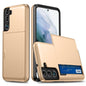 Shockproof Armor Phone Case with Card Slot, For Samsung Galaxy S25 FE 5G, For Samsung Galaxy S25 5G, For Samsung Galaxy S25+ 5G, For Samsung Galaxy S25 Ultra 5G