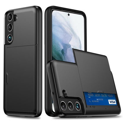 Shockproof Armor Phone Case with Card Slot, For Samsung Galaxy S25 FE 5G, For Samsung Galaxy S25 5G, For Samsung Galaxy S25+ 5G, For Samsung Galaxy S25 Ultra 5G
