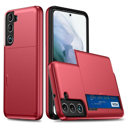 Shockproof Armor Phone Case with Card Slot, For Samsung Galaxy S25 FE 5G, For Samsung Galaxy S25 5G, For Samsung Galaxy S25+ 5G, For Samsung Galaxy S25 Ultra 5G