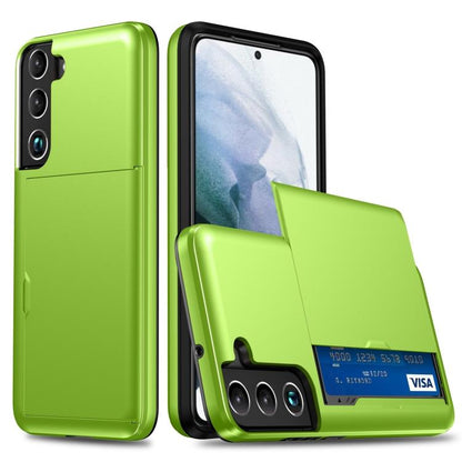 Shockproof Armor Phone Case with Card Slot, For Samsung Galaxy S25 FE 5G, For Samsung Galaxy S25 5G, For Samsung Galaxy S25+ 5G, For Samsung Galaxy S25 Ultra 5G