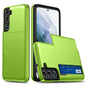 Shockproof Armor Phone Case with Card Slot, For Samsung Galaxy S25 FE 5G, For Samsung Galaxy S25 5G, For Samsung Galaxy S25+ 5G, For Samsung Galaxy S25 Ultra 5G