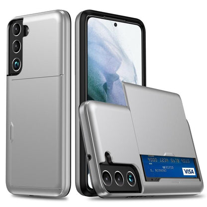 Shockproof Armor Phone Case with Card Slot, For Samsung Galaxy S25 FE 5G, For Samsung Galaxy S25 5G, For Samsung Galaxy S25+ 5G, For Samsung Galaxy S25 Ultra 5G