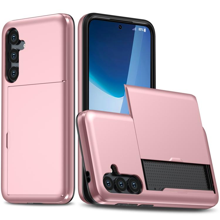 Shockproof Armor Phone Case with Card Slot, For Samsung Galaxy S25 FE 5G, For Samsung Galaxy S25 5G, For Samsung Galaxy S25+ 5G, For Samsung Galaxy S25 Ultra 5G