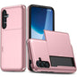 Shockproof Armor Phone Case with Card Slot, For Samsung Galaxy S25 FE 5G, For Samsung Galaxy S25 5G, For Samsung Galaxy S25+ 5G, For Samsung Galaxy S25 Ultra 5G